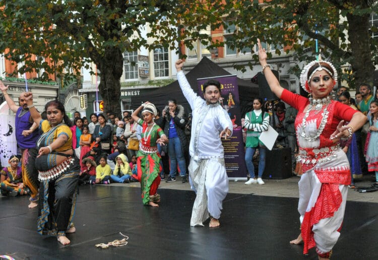 Kala The Arts' Diwali celebration will see the return of the Broad Street parade, featuring mechanical puppets and light displays, as well as traditional music and dance. Picture: Steve Smyth