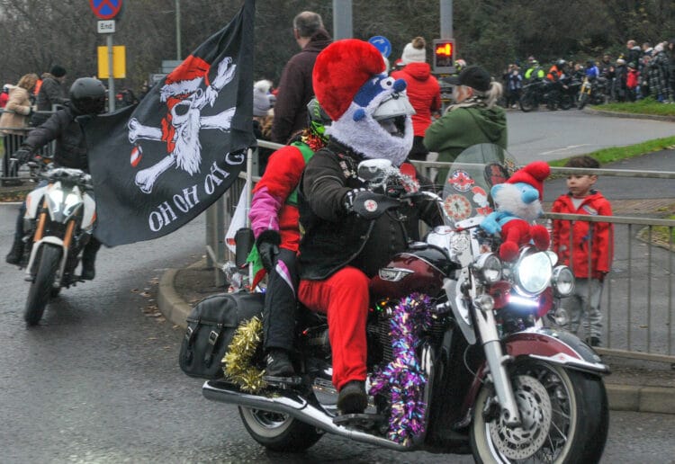 It was the 36th running of Reading Christian Motorcyclists' Toy Run.