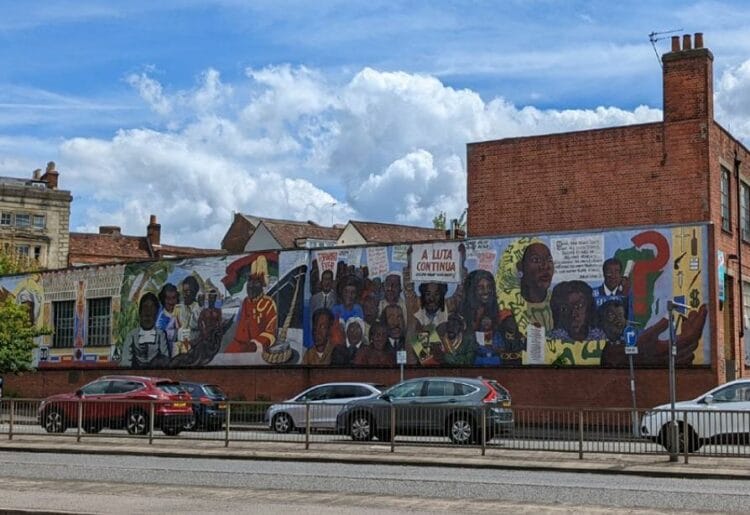 The Black History Mural at Reading Central Club. Credit: Colony Architects.