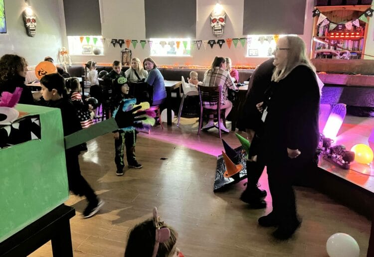 Families from across South Reading took part in the Hallowe'en event. Picture: WCDA