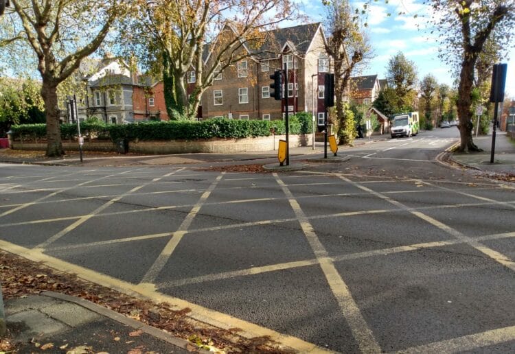 London Road in Reading currently has three lanes of traffic Picture: Local democracy reporting service