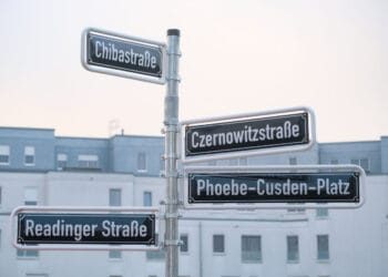 Former Reading mayor honoured by town’s German twin at road-naming ceremony