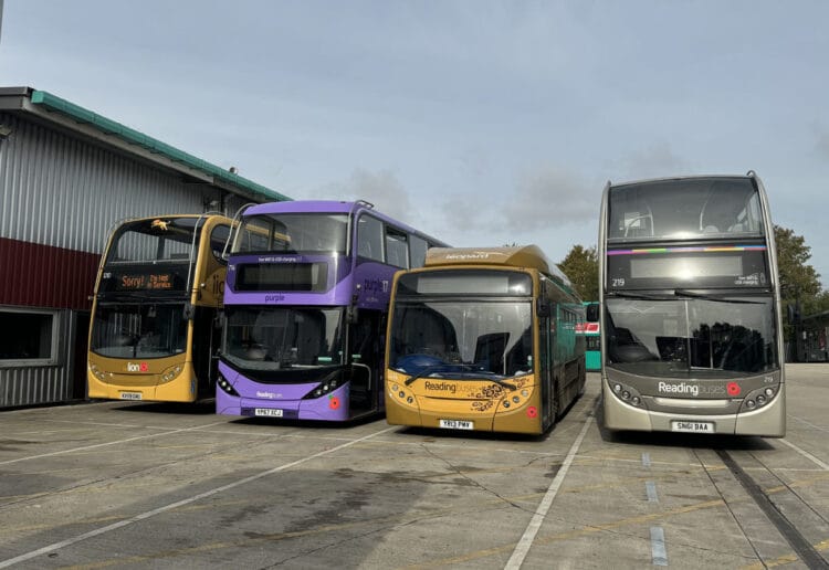 Reading Buses has added poppies to its fleet as a mark of respect for Remembrance weekend Picture: Reading Buses