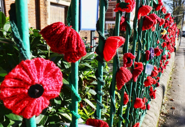 Reading Today 11th November 2023; United Reformed Church Poppies