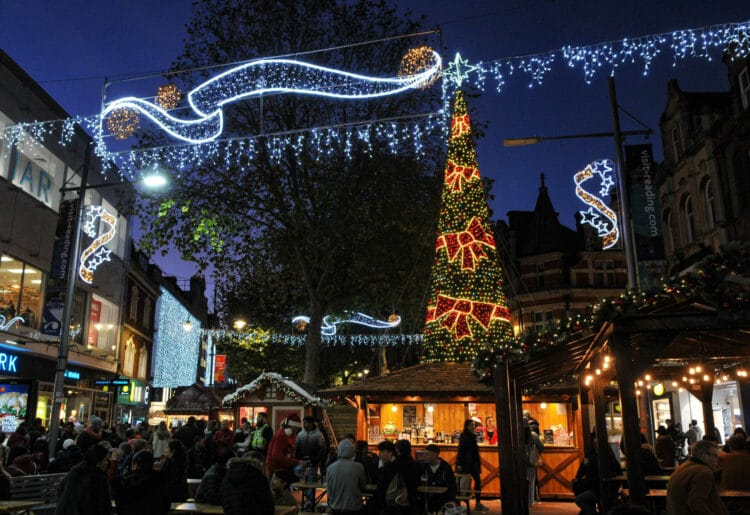 The Reading Christmas Lights Switch-on last year Picture: Steve Smyth