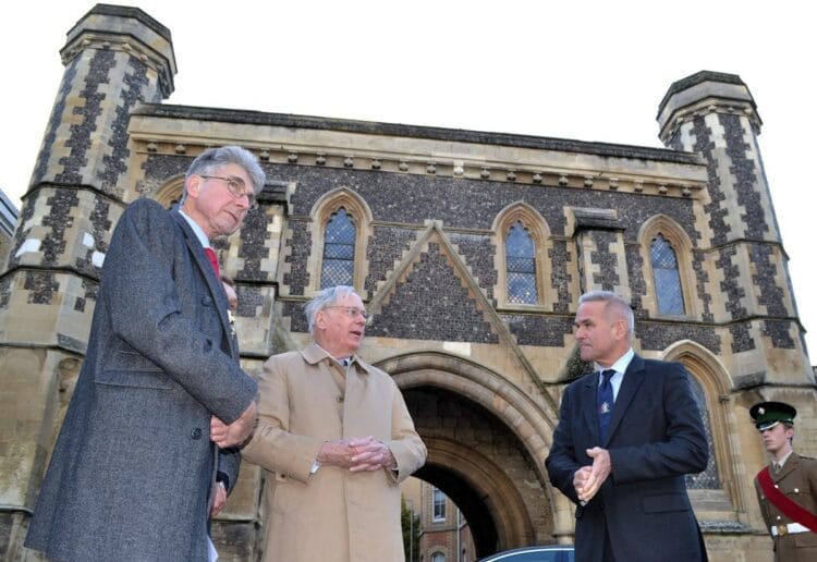 The Duke of Gloucester speaking with mayor of Reading Cllr Tony Page during a recent visit. Picture: Reading Borough Council