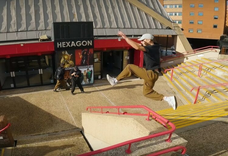 Parkour and freerunning team Storror returned to Reading in their latest video, after appearing at Reading Gaol earlier this year. Picture: @STORROR on YouTube