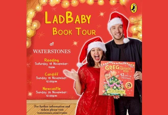 LadBaby will be at Waterstones in Broad Street on Saturday for a book signing