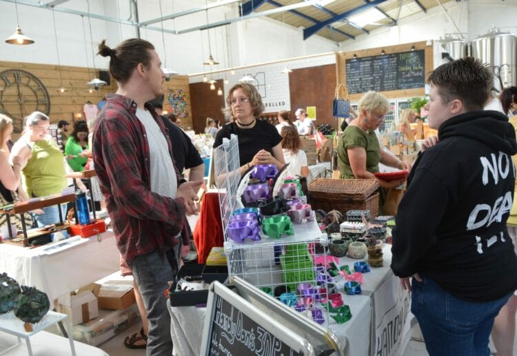 The Double-Barrelled Indie Market on Sunday.