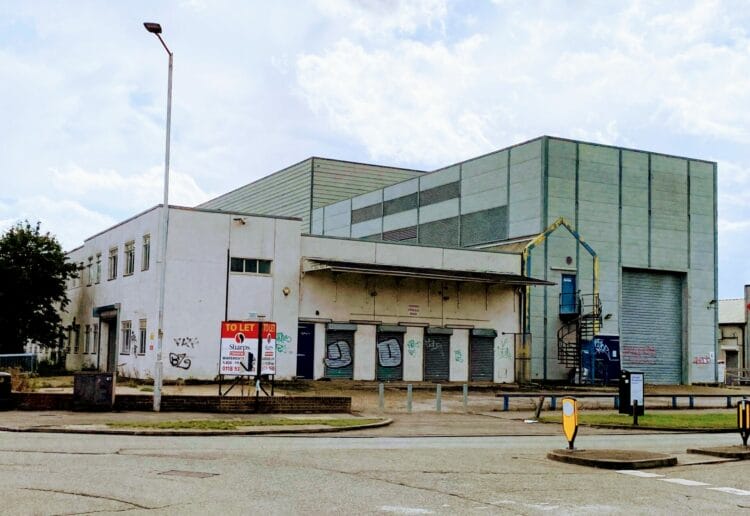 The former Reading Evening Post building in Tessa Road will become an entertainment venue Picture: Phil Creighton