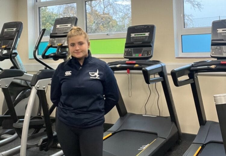 Crystal Campbell concluded her studies at Theale Green School in June last year, but returned just eight months later as a learning mentor, and is now on track to become a teacher there. Picture: Theale Green School