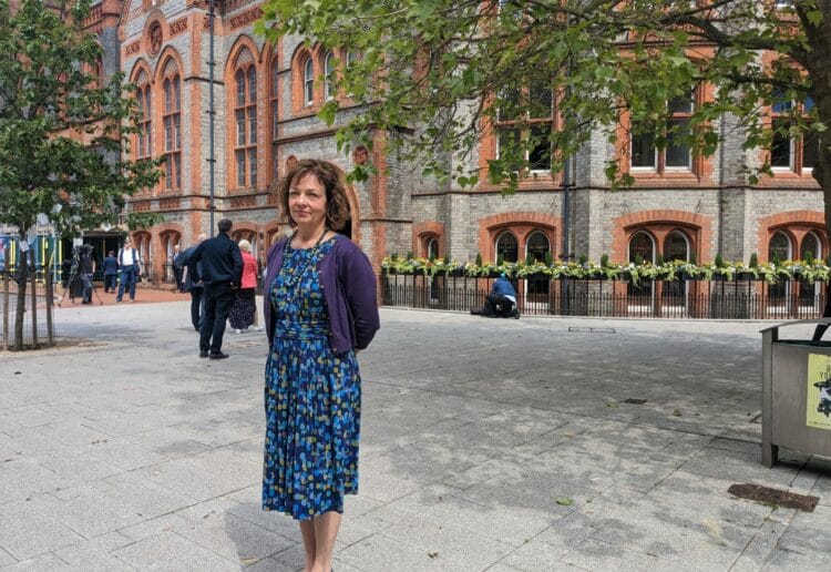 The inquest into the death of Ruth Perry has begun in Reading as Ofsted comes under continued scrutiny, including from Ms Perry's Sister, Prof Julia Waters, (pictured). Picture: Jake Clothier