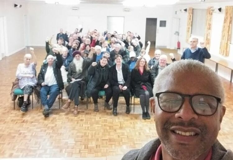Councillor Glenn Dennis at the inaugural meeting of the Reading West and Mid Berkshire Labour Party. Credit: Councillor Glenn Dennis.