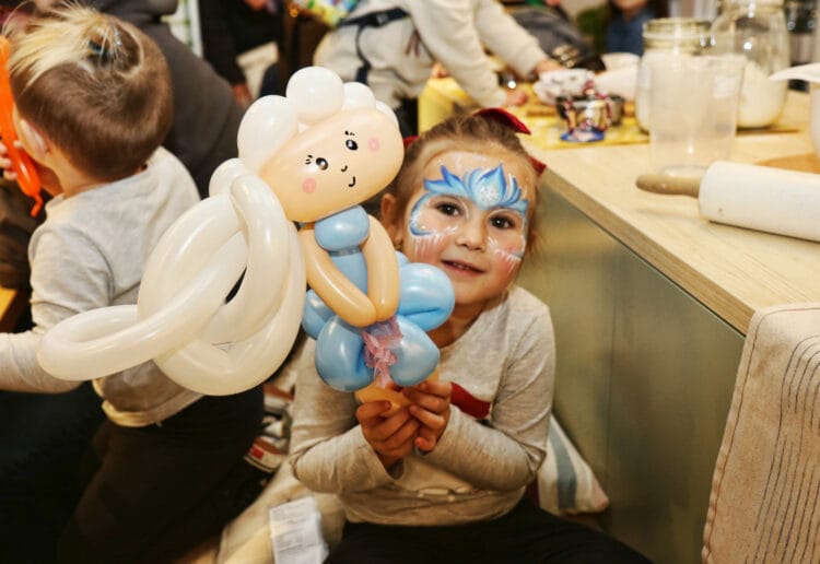 Four-year-old Thea at the  IKEA Reading family Christmas event Picture: Dijana Capan/DVision Images