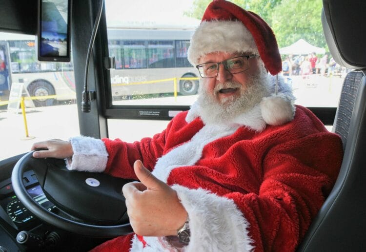 Reading Buses is bringing festive fun to its social media with a daily prize give-away until Christmas Eve. Picture: Steve Smyth