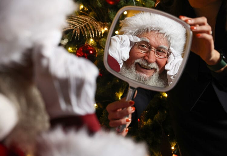 Father Christmas is amongst the thousands of customers over the age of 100 to have benefited from a domiciliary service.