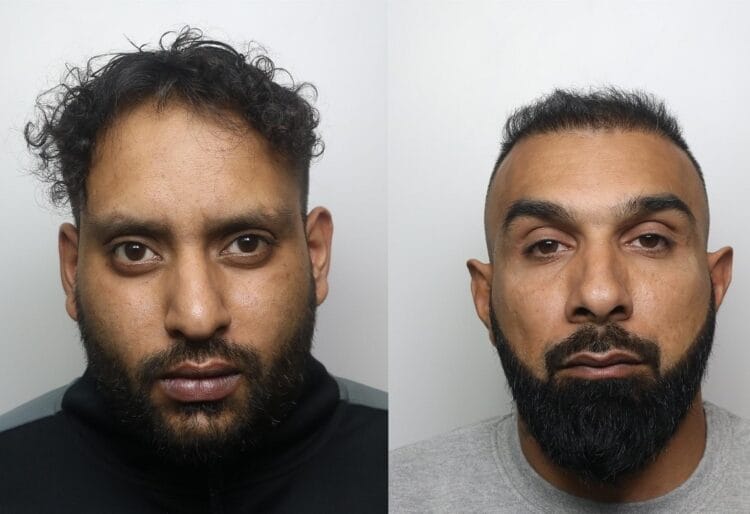 Both men pleaded guilty to one count each of possession with intent to supply a Class A drug, namely cocaine, and possession with intent to supply a Class A drug, namely heroin.