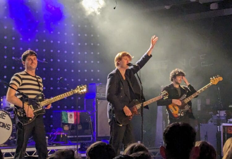 Reading's rock royalty The Amazons were welcomed to the stage with rapturous applause. Picture: Jake Clothier