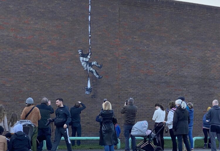 Banksy's artwork for Reading Gaol