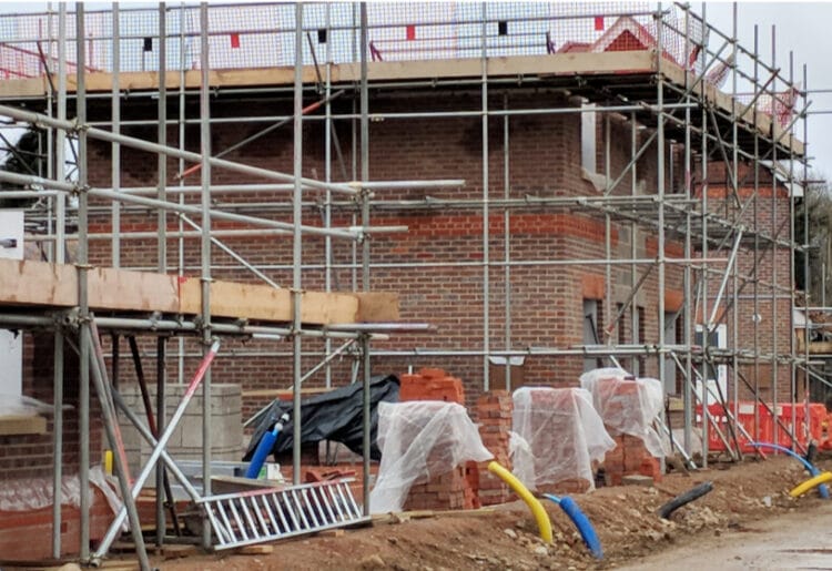 Houses being constructed Picture: Phil Creighton