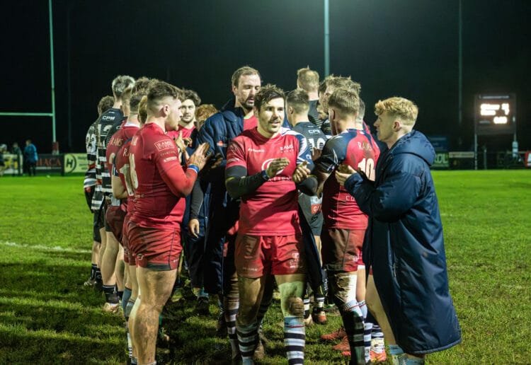 Drew Humberstone leads Rams off at the final whistle