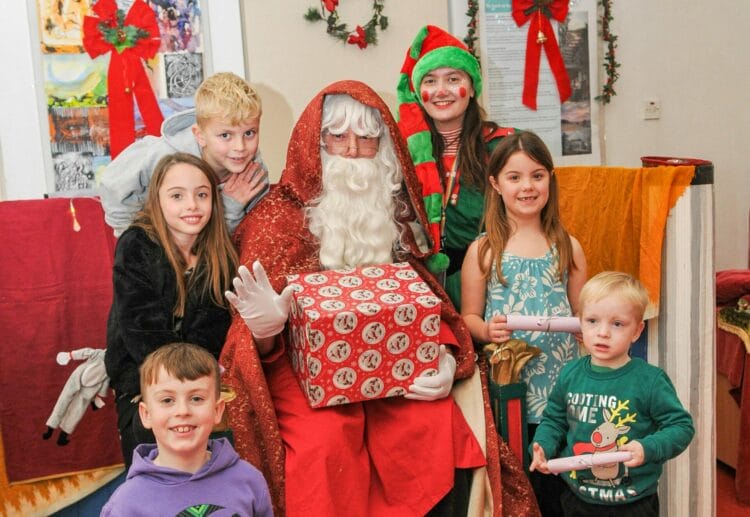 Victorian Santa and Christmas Market at Reading Museum on Saturday.


 
Excited youngers meeting the Victorian Santa. Picture: Steve Smyth