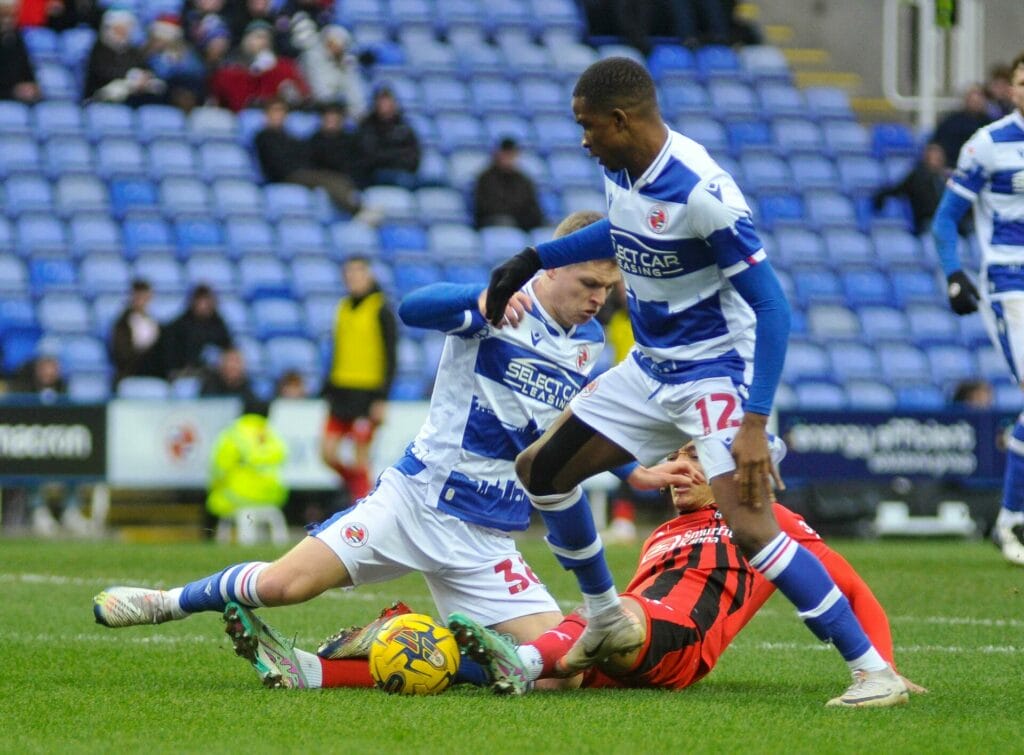 Reading v Wigan Athletic Pictures: Steve Smyth and Luke Adams