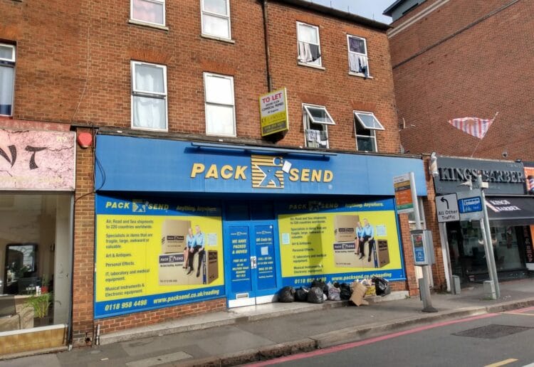 A unit on Kings Road - that used to host the Pack & Send business, which has since moved - could become a store selling food and drink Picture: Local Democracy Reporting Service
