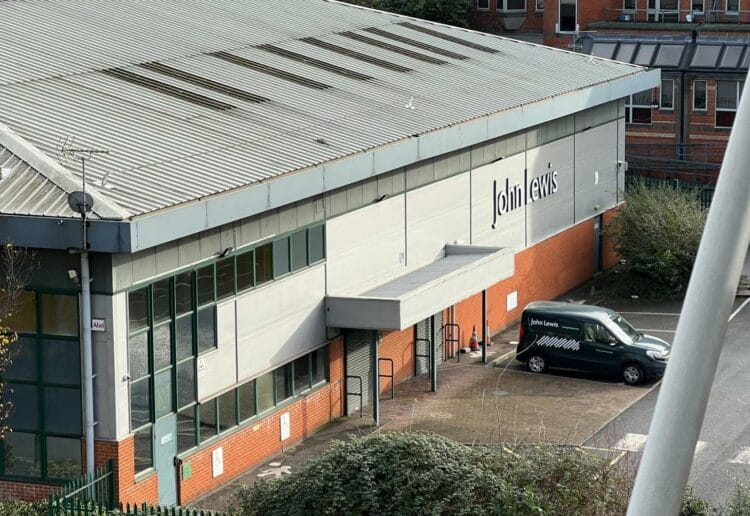The John Lewis Distribution Centre off Mill Lane in Reading. Credit: UGC.
