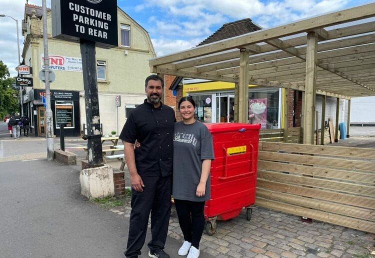 Farouk Bhatti and Uzma Qadir, the owners of Smash n Grab at Cemetery Junction Picture: Local Democracy Reporting Service
