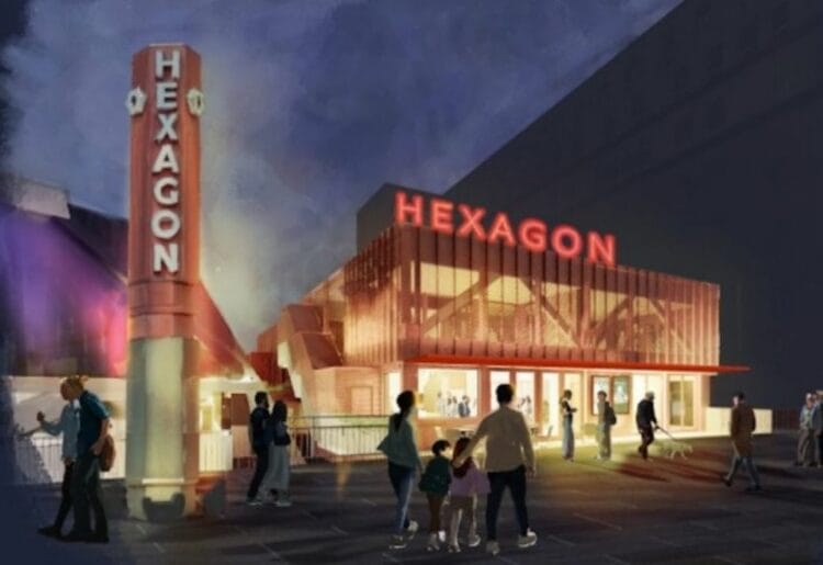 The proposed exterior of the new-look Hexagon Theatre Picture: Reading Borough Council
