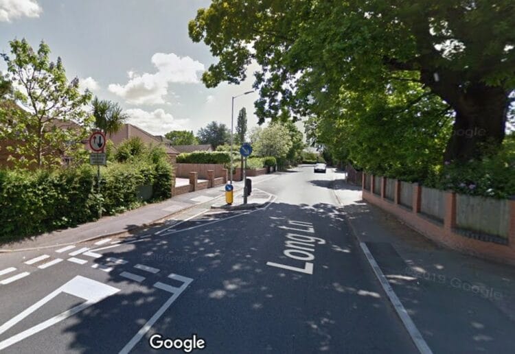 Long Lane, Tilehurst. Pic: Google.