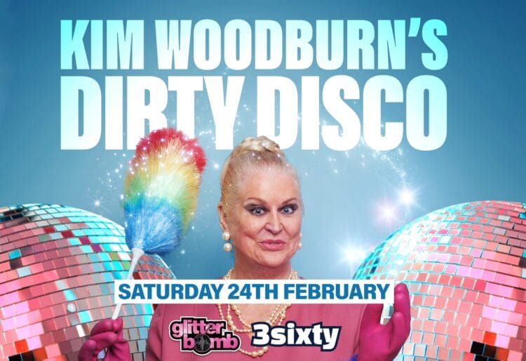 Kim Woodburn's Dirty Disco comes to 3Sixty in Reading on Saturday, February 24. Picture: Glitterbomb and 3Sixty