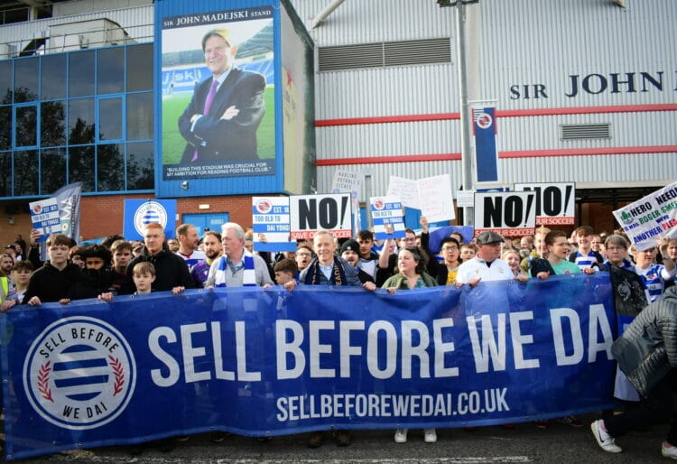 Reading councillors, Matt Rodda, Labour MP for Reading East and James Sunderland, Conservative MP for Bracknell at the Sell Before We Dai march in Reading. Credit: Office of Matt Rodda MP.