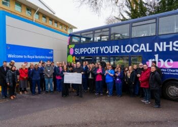 Reading Buses renews Royal Berks Charity partnership after nearly £12k raised in 2023