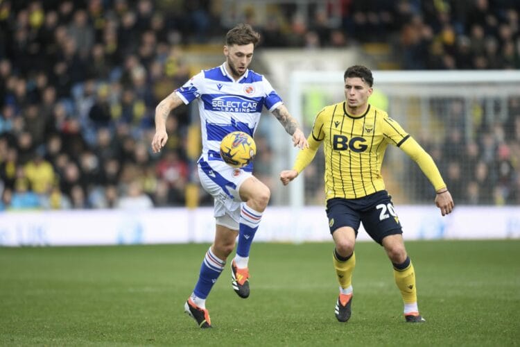 Oxford United v Reading Pictures: Steve Smyth, Luke Adams