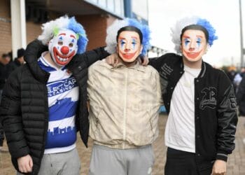 Reading FC clown protest