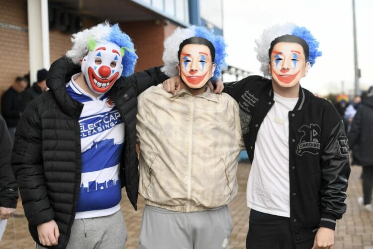 Reading FC clown protest