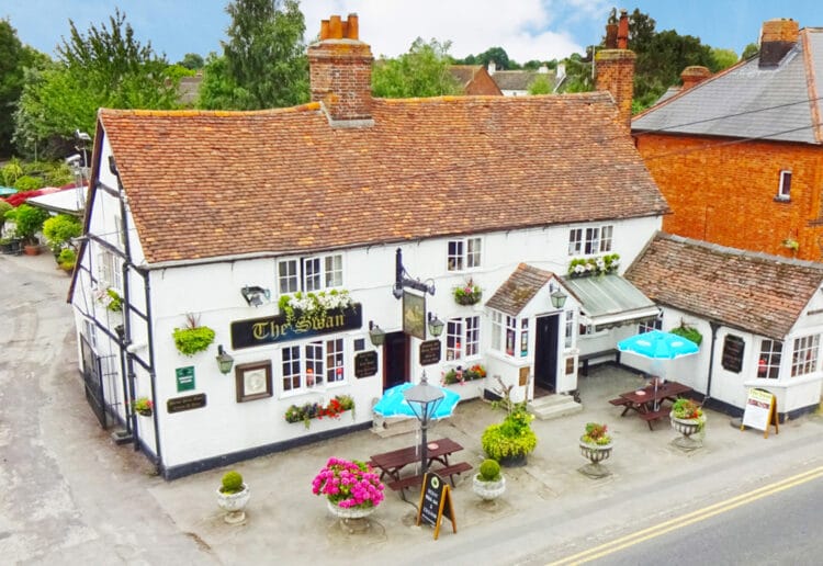 The Swan pub in Three Mile Cross