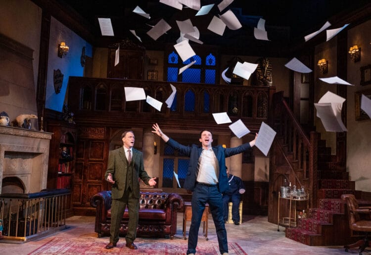 Sleuth at Theatre Royal Windsor stars Todd Boyce and Neil McDermott Picture: Jack Merriman