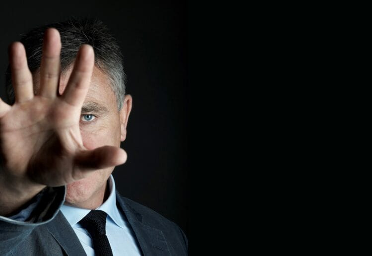 Andy McNab, a best-selling writer and former member of the SAS, attended a talk attended by GCSE students at Reading College and University Centre. Picture: Neil Spence