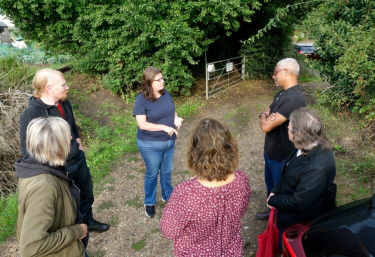 Deborah Dadd and other activists from the Keep Kentwood Green campaign. Credit: UGC.