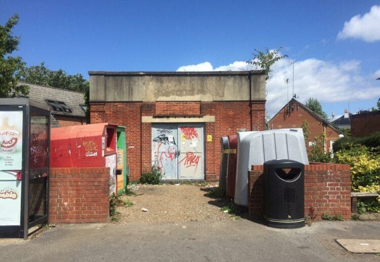 A bottle bank in Erlegh Road was a victim of fly-tipping last summer Picture: LDRS