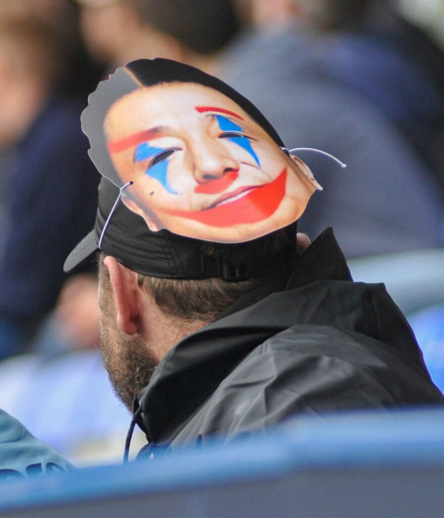 Reading FC clown protests Pictures: Steve Smyth, Luke Adams