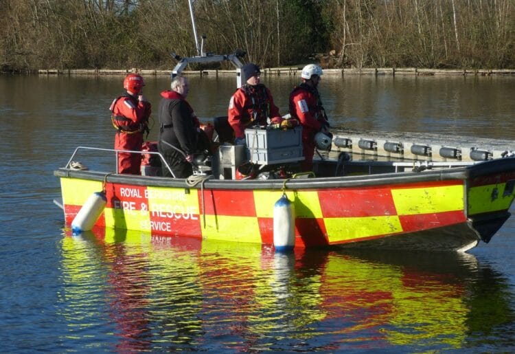The Royal Berkshire Fire and Rescue Service water rescue unit Picture: Stock image from Royal Berkshire Fire and Rescue Service