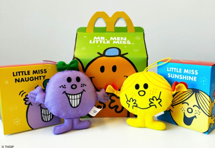 Beloved Mr. Men and Little Miss characters have returned to Happy Meals to celebrate World Book Day 2024.  Picture: McDonald's