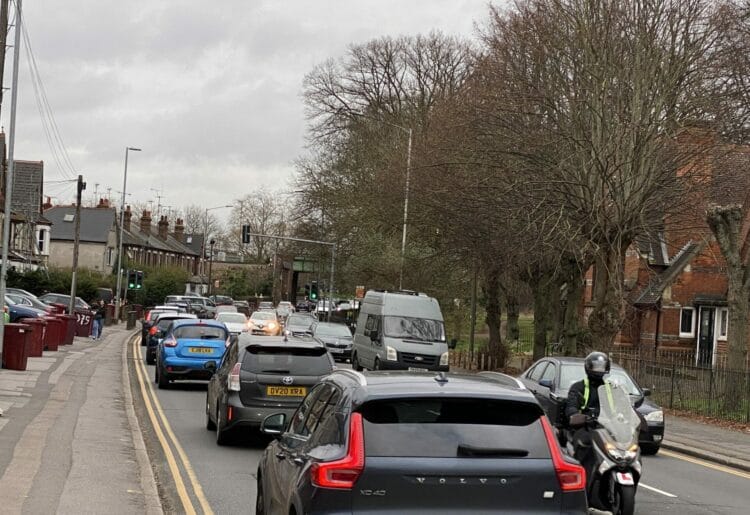 Traffic on London Road Picture: Phil Creighton