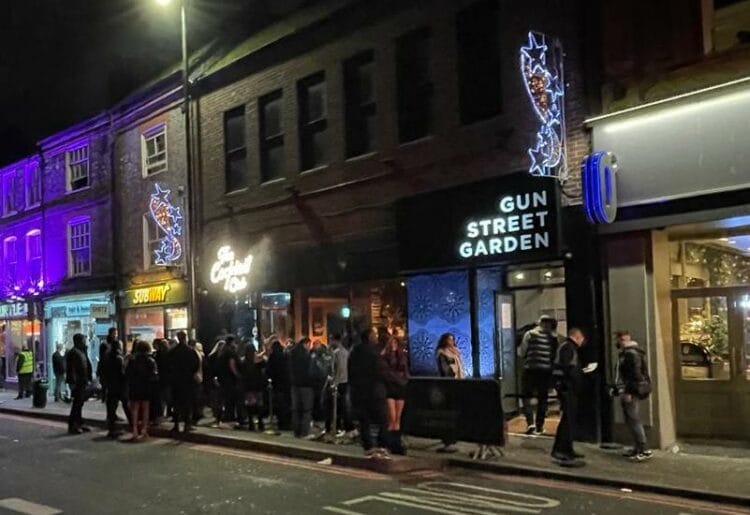 The Gun Street Garden in Reading's Gun Street has had its license suspended for two months following a hearing at Reading Borough Council Picture: Local democracy reporting service