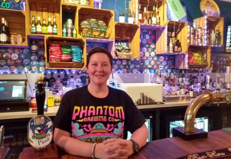 Tori Yates, one of the managers at The Greyfriar pub in Reading town centre, which has reached its 10th anniversary Picture: Local democracy reporting service