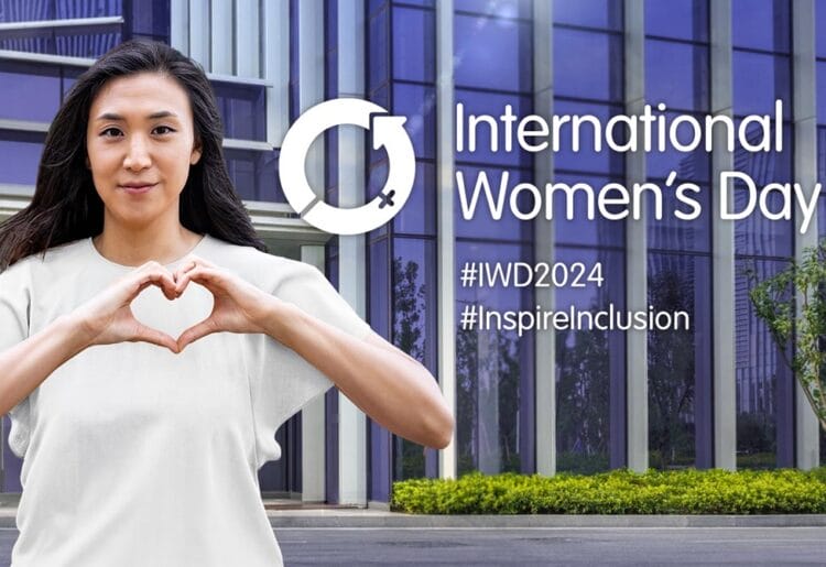 Metro Bank in Reading's Broad Street is marking International Women's Day